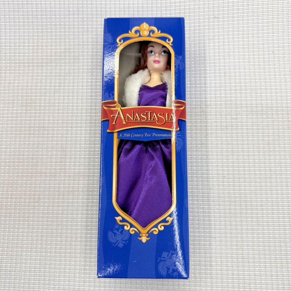 New Vintage Anastasia 1997 20th Century Fox Burger King Hair Growing Doll NIB